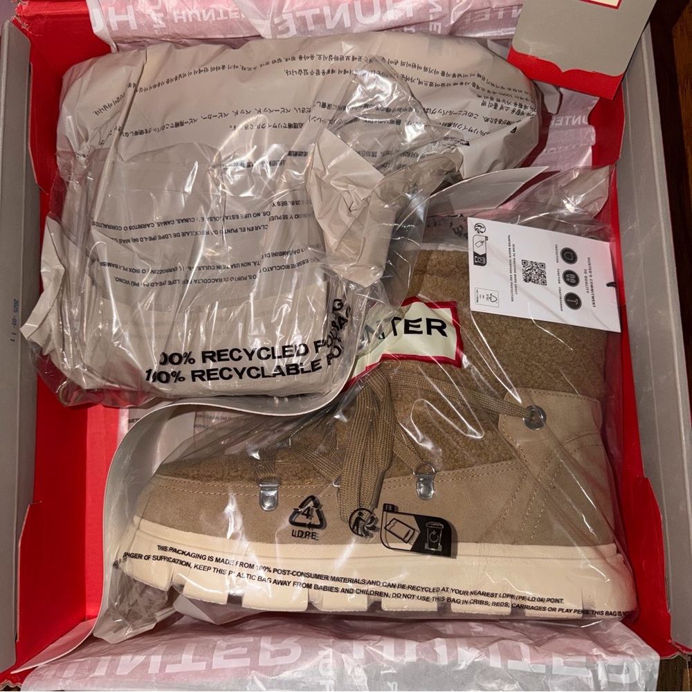 Hunter Moriah Medium Brown boots